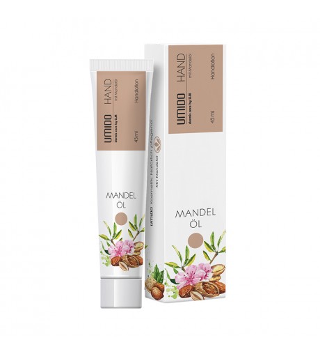 1x UMIDO Hand-Lotion 45 ml Mandelöl | Handcreme | Creme | Pflegecreme | Lotion | Hautpflege