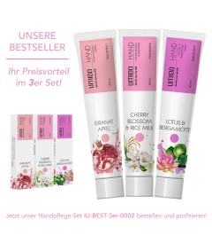 UMIDO 3er Set Handpflege 45ml Bestseller