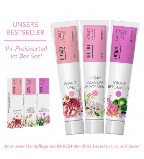 UMIDO 3er Set Handpflege 45ml Bestseller