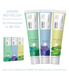 UMIDO 3er Set Fußpflege 45ml Bestseller