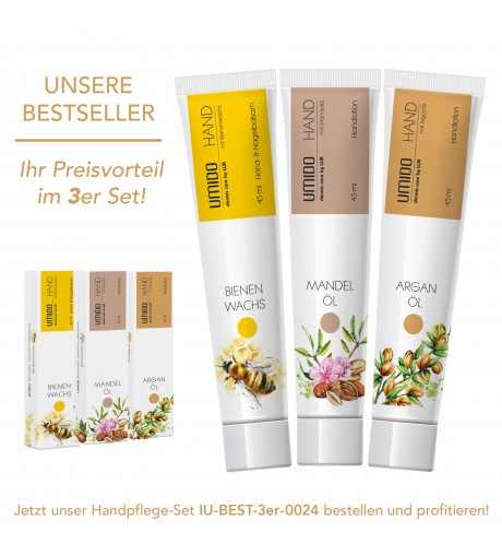 UMIDO 3er Set Handpflege 45ml Bestseller