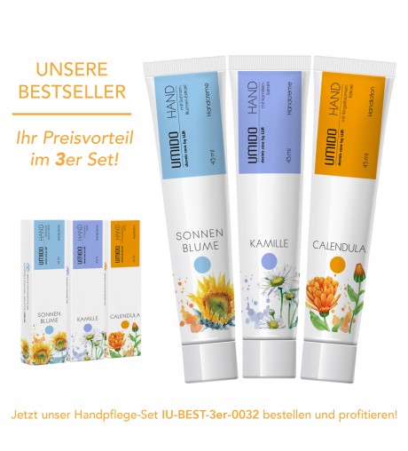 UMIDO 3er Set Handpflege 45ml Bestseller