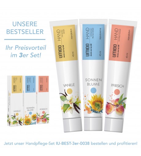 UMIDO 3er Set Handpflege 45ml Bestseller