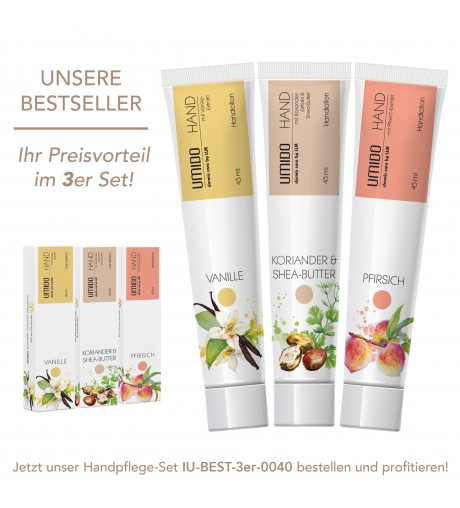 UMIDO 3er Set Handpflege 45ml Bestseller