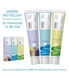 UMIDO 3er Set Fußpflege 45ml Bestseller