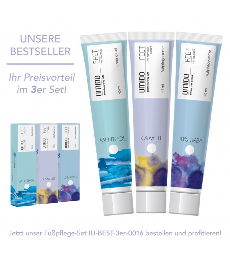 UMIDO 3er Set Fußpflege 45ml Bestseller