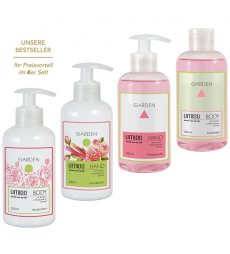 UMIDO 4er Set Körperpflege 250 ml
