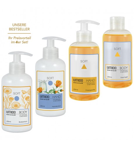 UMIDO 4er Set Körperpflege 250 ml